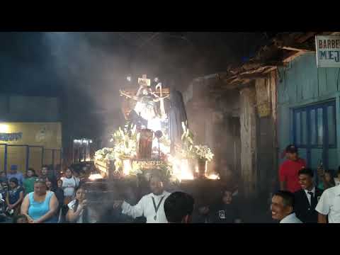 Traslado del Señor Sepultado hacía la parroquia de San Antonio de Padua, San Antonio Suchitepéquez🙏🏼