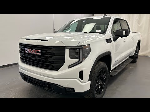 2026 GMC Sierra 1500 Crew Cab Standard Box 4-Wheel Drive Elevation in White for sale at Davis GMC Buick Lethbridge in Lethbridge, AB