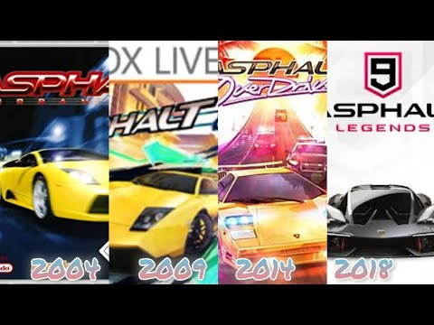 Evolution of Asphalt Games 2004-2018 | Asphalt Urban GT - Asphalt 9: Legends