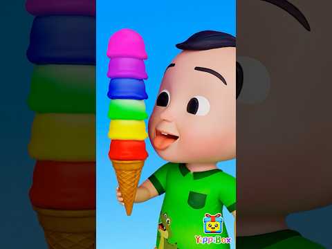 Learn Colors With Ice Cream | Nursery Rhymes & Kids Songs | YippiBox #nurseryrhymes #childrensongs