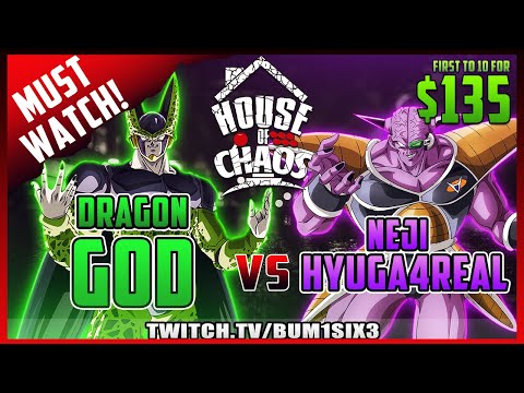 DBFZ Money Match - HOC DragonGod vs NejiHyuga4Real FT 10 [ Must Watch Now ]