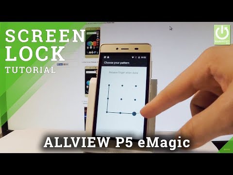 How to Set Up Screen Lock in ALLVIEW P5 eMagic - Pattern / Password