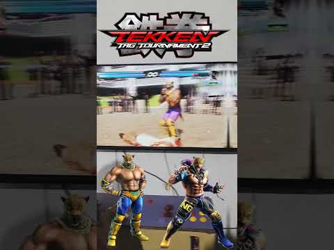 👑 King Player Easily ground 3 Patki | 🐯 Tekken Tag Tournament 2 👊 #king #gaming #shorts #viralking