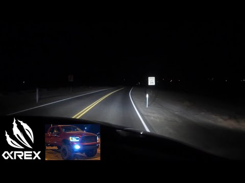 Alpharex LUXX LED Headlights Night Time Driving 2006 Dodge Ram!