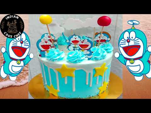 #DOREMON THEME CAKE ##chef srikant #youtubevedio