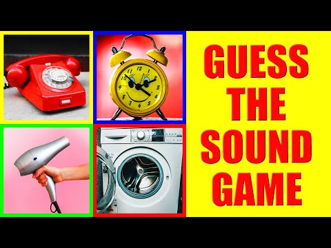 Guess the Sounds of Household Items | Game for Kids, Preschoolers and Kindergarten