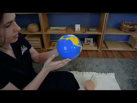 I AM Montessori - Cultural - Land and Water Globe