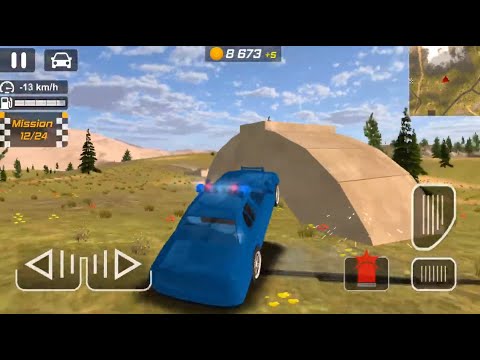 Blue Police Car #Drifting