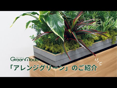 アレンジグリーン｜使い方と仕様について