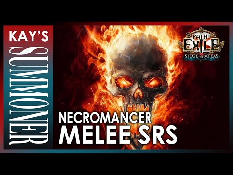 PoE 3.17 - Melee SRS Necromancer - Mapping/Bossing/Tanky - Siege of the Atlas - Archnemesis