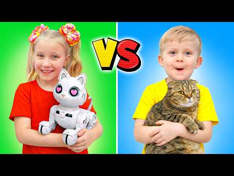 Roboterhaustiere vs. echte Haustiere! Kinder wollen ein Haustier