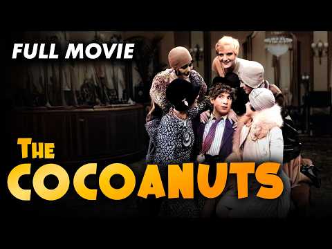 THE COCOANUTS (1929) [THE MARX BROTHERS] Full Length COMEDY Movie | English