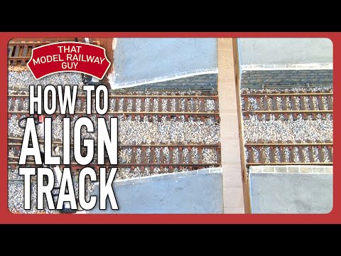 How To Align Track Over Baseboard Joints - Model Railway Tutorial