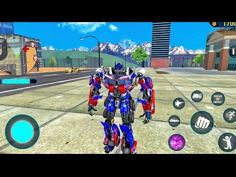 Red Mirage Transformation Jet Robot Car Game 2020 #12 - Android Gameplay