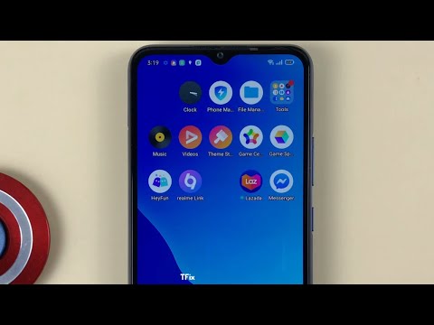 How to enable/disable High Contrast Text on Realme C15 Android 11