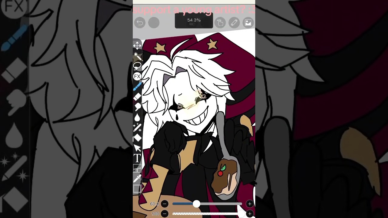 my glorious husband pierrot#TheFreakCircus#pierrot#fyp#artdump#short