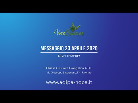 MESSAGGIO 23 APRILE 2020