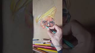 Bhagat Puran Singh Sketch Sketch Bhagat Puran Sing