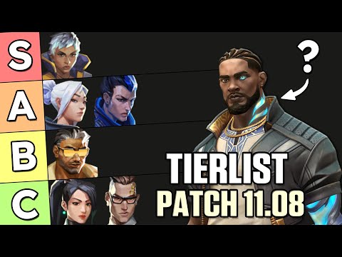 NEW AGENT TIERLIST | Valorant Patch 11.08