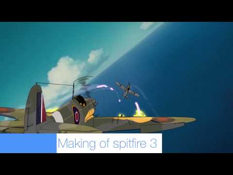 Making of spitfire shot 3