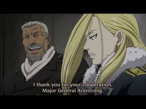 [FMA: Brotherhood] Olivier Mira Armstrong kills General Raven