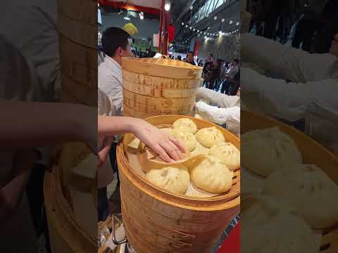 The Chinese Bao Dumpling. Italy Street Food Festival