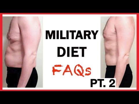 MILITARY DIET FAQs PT. 2  | Lose 10 Pounds in 3 Days: How Does It Work? Video
