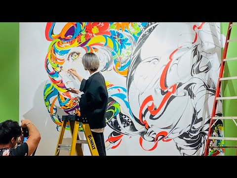 Yoneyama Mai Live Drawing at Kinokuniya Atlanta - Day 1