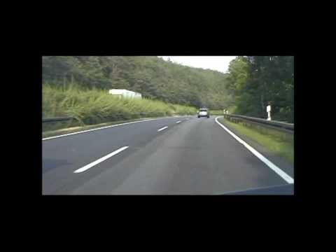 BAB 4 Eisenach Ost   Waltershausen über den Hörselberg