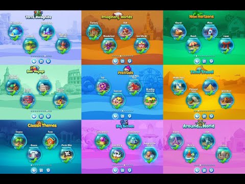 Unlocked all Aquariums all Species of Fish all Decorations and all Levels from 2015 to 2020