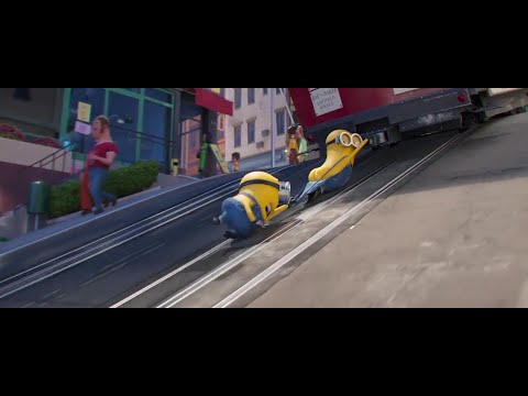 Minions The Rise Of Gru (2022) -  the train scene