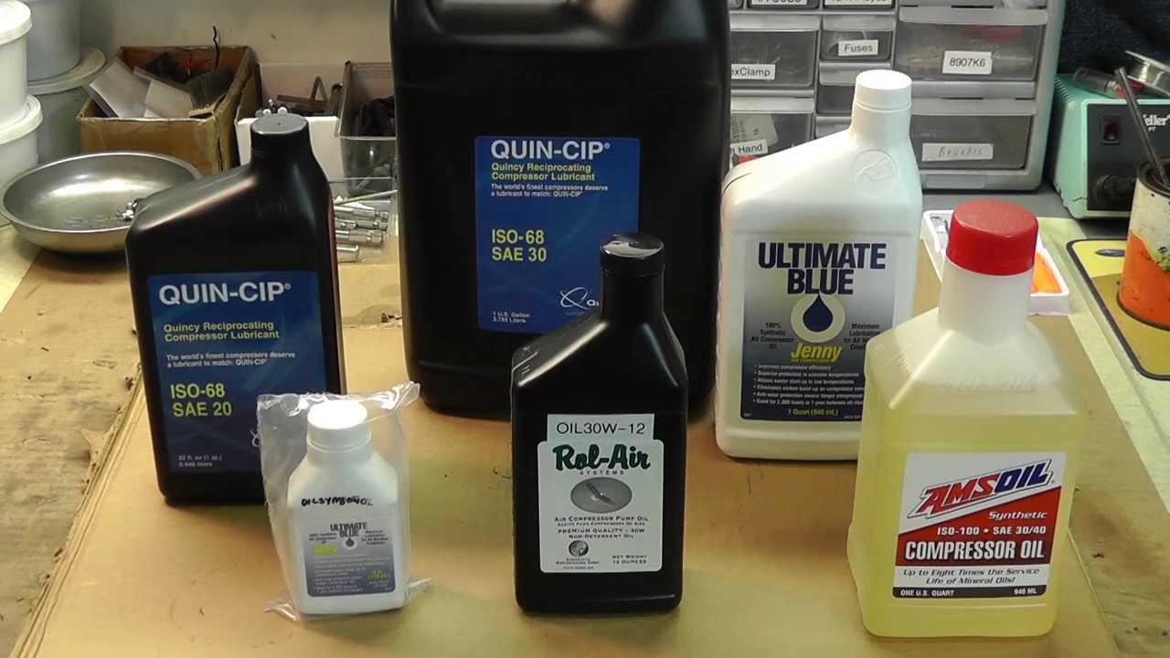 Choosing The Right Air Compressor Oil