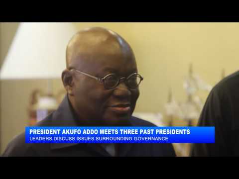 PRESIDENT AKUFO-ADDO MEETS LIVING EX-PRESIDENTS OF GHANA_AKM