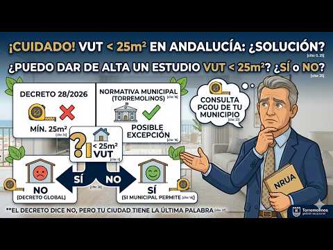 Alta Estudio Turístico - menos de 25m² en Andalucía: ¿Es Legal? — Torremolinos Gestión Vacacional