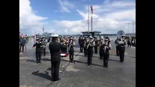 Japanese Navy Band TV Kashima "Gruß an Kiel" Kiel Visit 13.08.2013