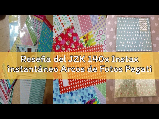 Vídeo relacionado con OIUAVYR 140 Pegatinas de Fotos con Rotulador Acrílico, Marcos de Fotos Coloridos, Marcos de Papel, Pegatinas de Marco de Película Fotográfica, Compatibles con Instax Mini 9 8 7S 70 26 50S 90 40 11 12