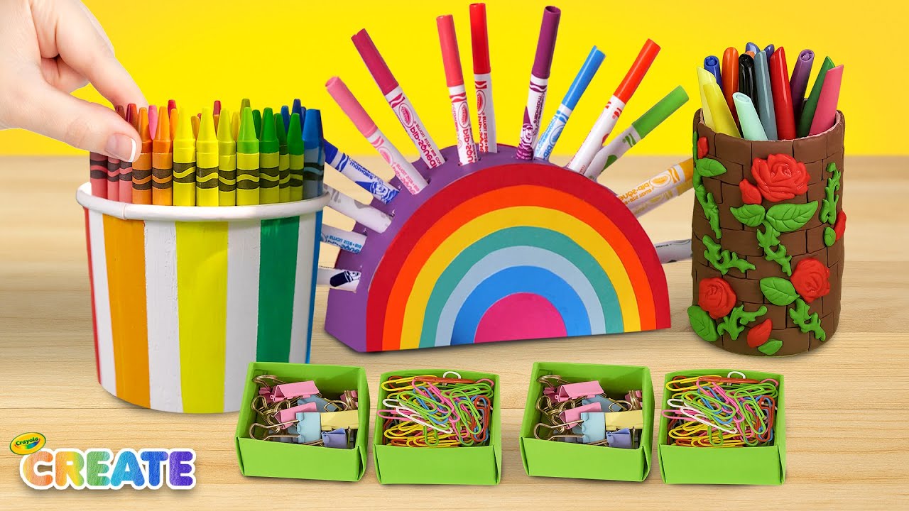 Fun Desk Organization Ideas | Back to School Crafts for Kids