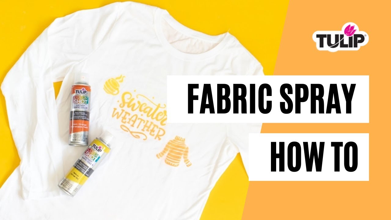 How to Paint Shirts with Fabric Spray Paint and Stencils