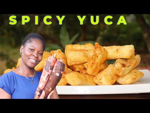 HOW TO MAKE SPICY CASSAVA YUCA!! | CASSAVA RECIPE...