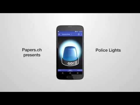 Police Lights & Sirens Video