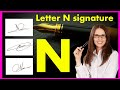 ✅ N signature style | N name signature style | N signature ideas