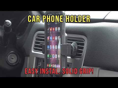 CINDRO Car Vent Phone Mount for Car [Military-Grade Hook Clip] Phone Stand for Car.