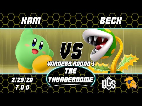 Thunderdome - Winners Round 1 - Kam(Kirby) Vs. Beck(Piranha Plant)