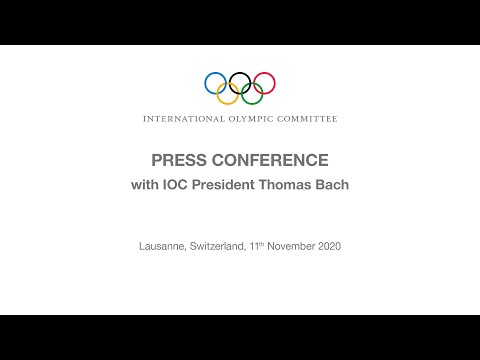 Press Conference with IOC President - 12.11.2020