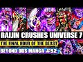 Beyond Dragon Ball Super Demon God Raijin Crushes Universe 7 As The Final Hour Of The Beast Arrives