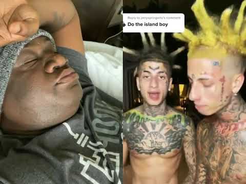 comedian trixx reaction to (Island boy) 😆