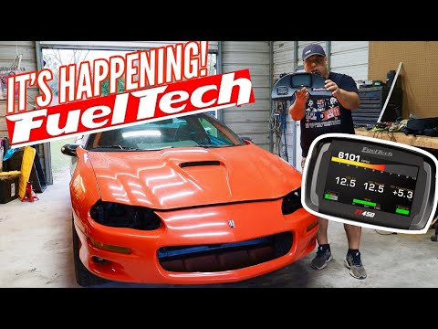 Honda K24 Swap Camaro gets FUELTECH FT450! Standalone ECU Digital Dash!!