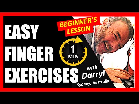 One minute piano lesson for beginners - Darryl #020 - YouTube