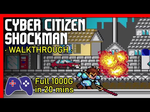 Cyber Citizen Shockman (Xbox) 1000G in 20 mins - Guide