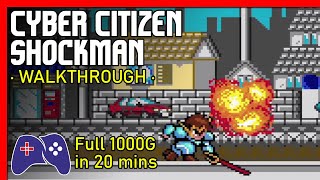 Cyber Citizen Shockman (Xbox) 1000G in 20 mins - Guide